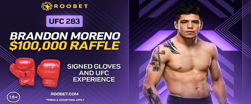 Roobet Brandon Moreno's $100,000 Combat Raffle