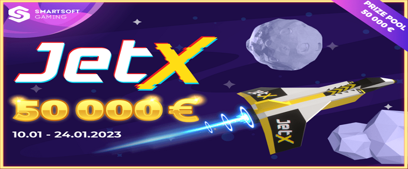 Crashino JetX Tournament with a €50,000 Prize Pool