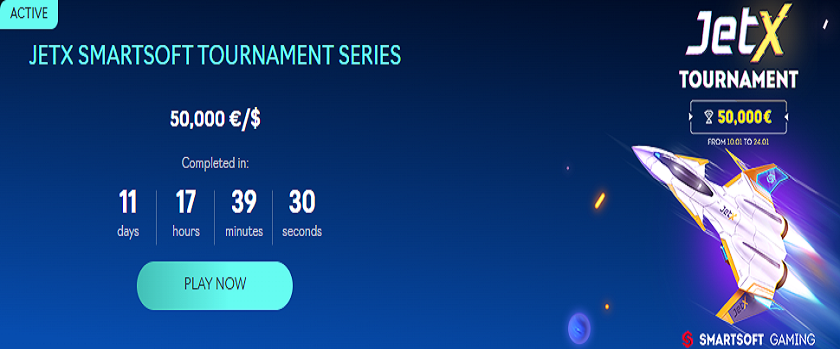 Oshi.io JetX Tournament with a €50,000 Prize Pool