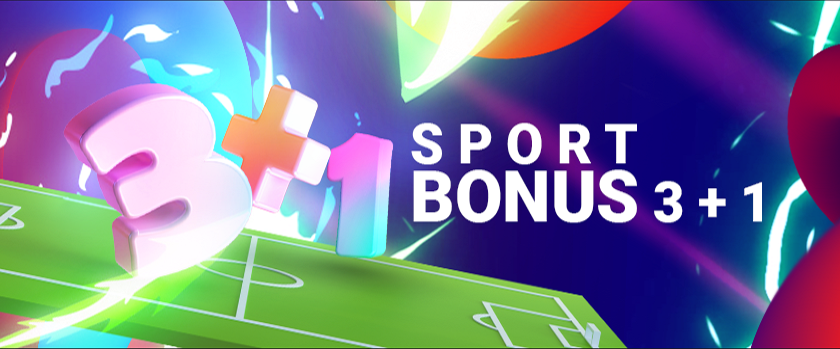 MyStake 3+1 Free Bet Sports Bonus