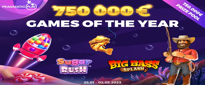 Crashino Games of the Year Promotion €750,000 Prize Pool