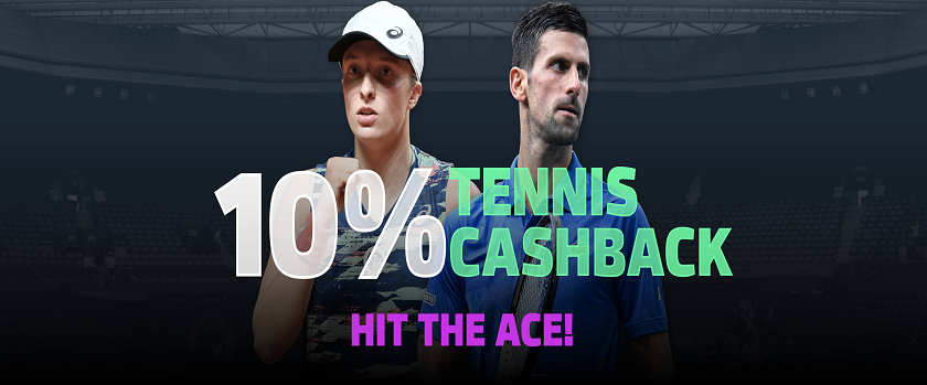 Duelbits 10% Tennis Cashback Promotion