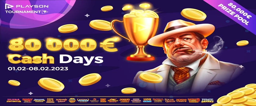 Crashino February Cashdays Tournament €80,000 Prize Pool
