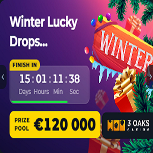 BetFury Winter Lucky Drops with a €120,000 Prize Pool