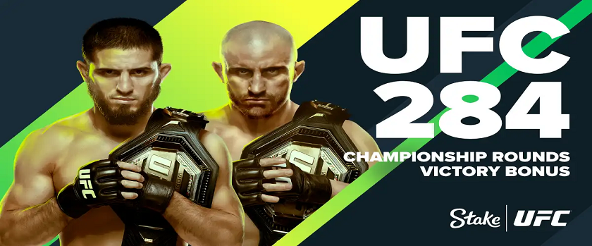 Stake UFC 284 Double Winnings Promotion