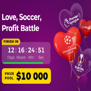 BetFury Love, Soccer, Profit Battle $10,000 Prize Pool