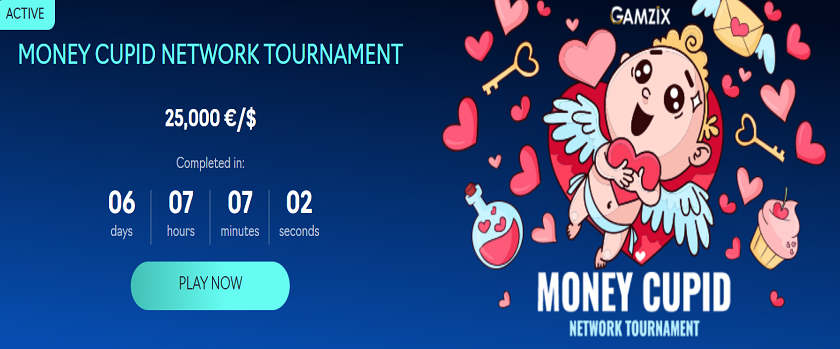Oshi.io Money Cupid Tournament with a €25,000 Prize Pool