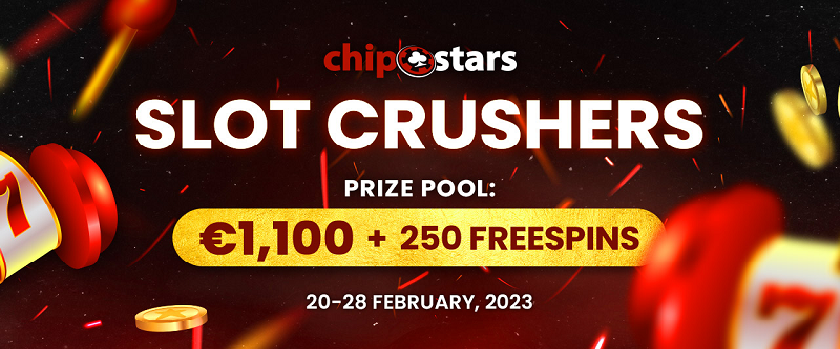 Chipstars.bet Slot Crushers Tournament Rewards up to €400