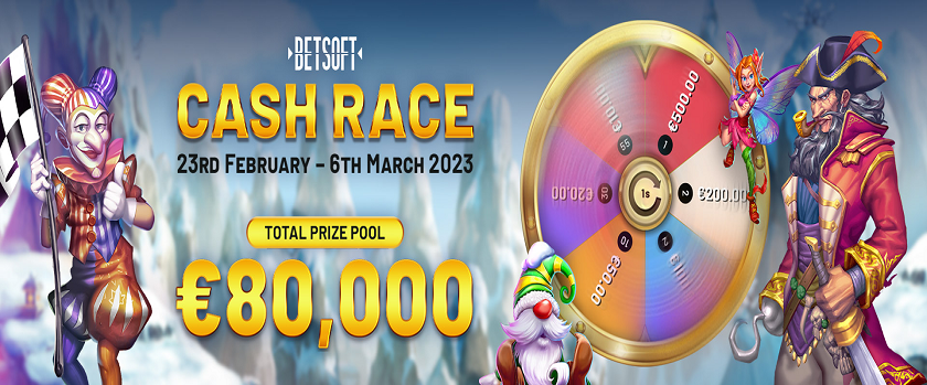 Chipstars.bet Cash Race with an €80,000 Prize Pool