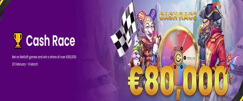 Trustdice Cash Race with an €80,000 Prize Pool