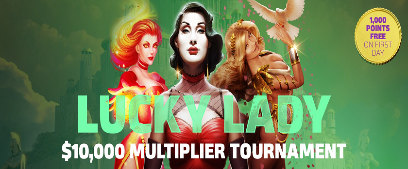 Duelbits Lucky Lady Tournament with a $10,000 Prize Pool
