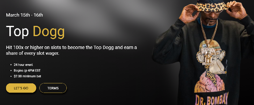 Roobet Top Dogg Promotion