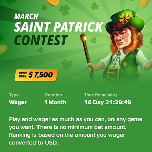 Jacksclub.io St. Patrick's Day Contest $7,500 Prize Pool