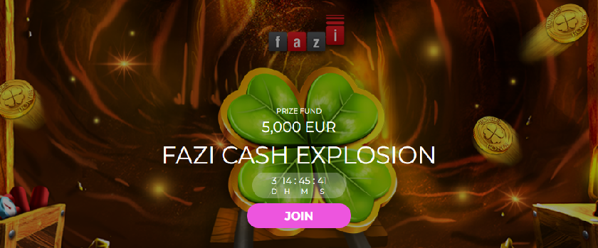 Crashino Cash Explosion Tournament with a €5,000 Prize Pool