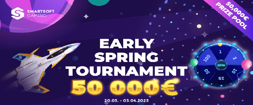 Crashino Early Spring Tournament with a €50,000 Prize Pool