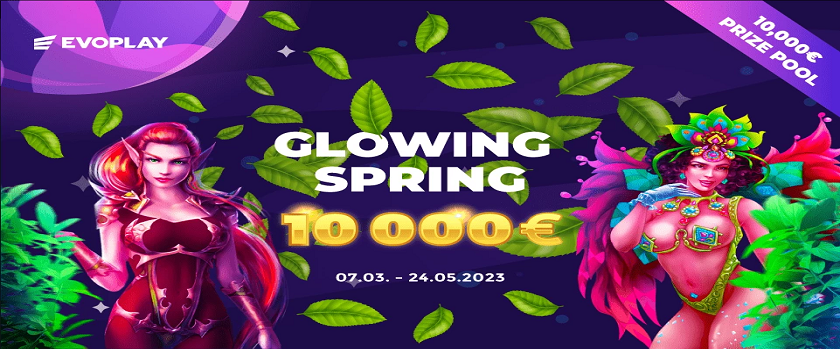Crashino Glowing Spring Tournament €10,000 Prize Pool