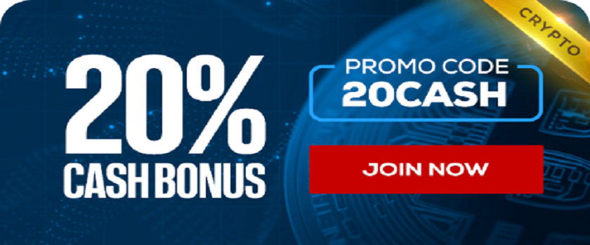BetUS 20% Crypto Reload Bonus Promotion