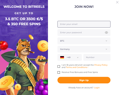 Can I Register Anonymously to BitReels