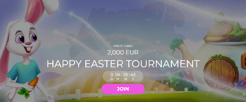 Crashino Happy Easter Tournament with a €2,000 Prize Pool