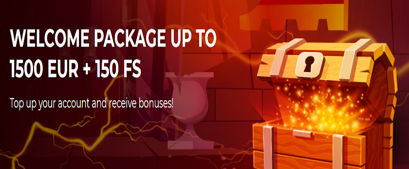 Megapari Welcome Package up to €1,500 and 150 Free Spins