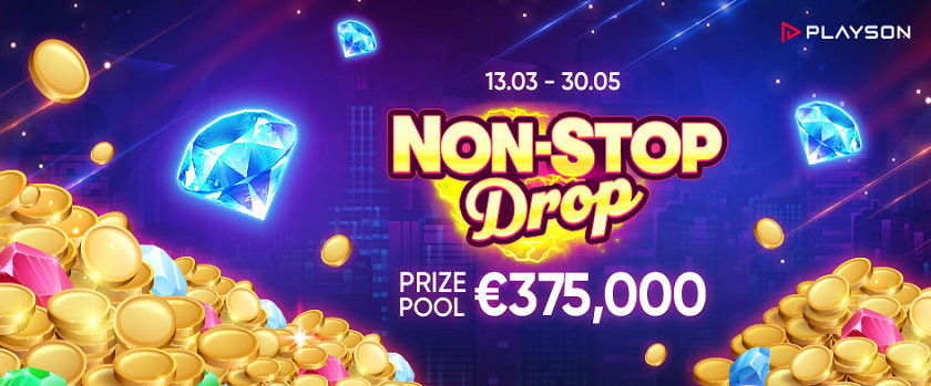 Megapari Playson Non-Stop Drop €375,000 Prize Pool