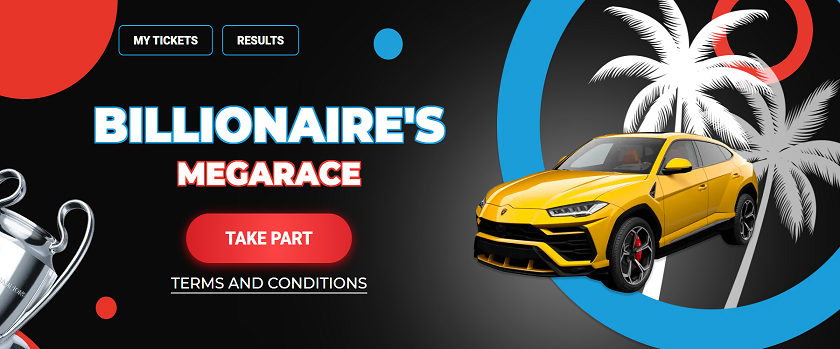 Megapari Billionaire's Megarace Lottery