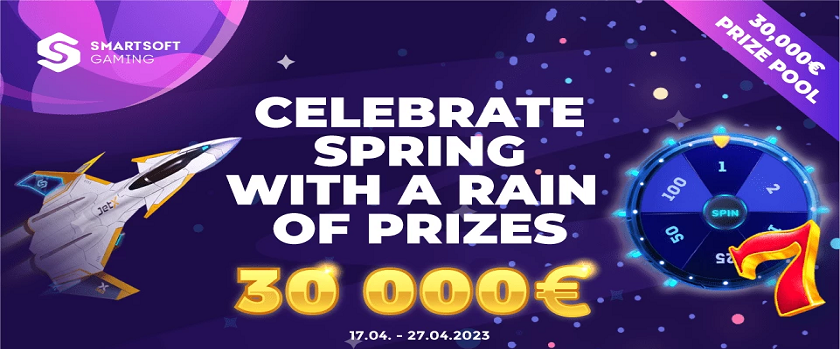 Crashino Rain of Prizes Promotion €30,000 Prize Pool