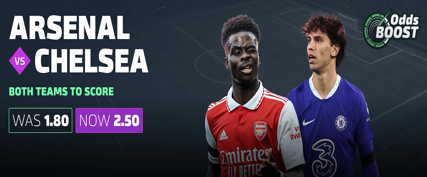 Duelbits Arsenal vs. Chelsea Odds Boost Promotion