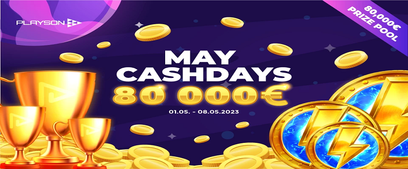 Crashino May Cashdays Tournament €80,000 Prize Pool