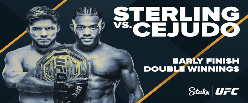 Stake UFC 288 Sterling vs. Cejudo Double Winnings Promo