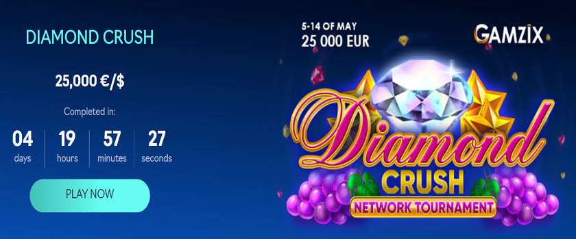 Oshi.io Diamond Crush Tournament €25,000 Prize Pool