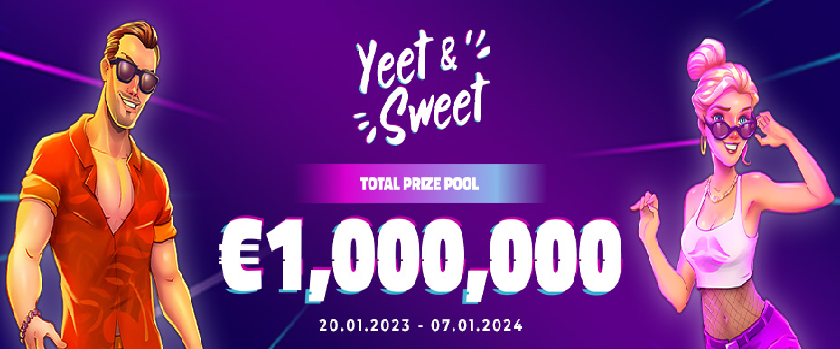 BitReels Yeet and Sweet Tournament €1,000,000 Prize Pool