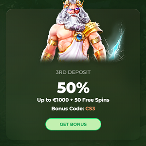 CrocoSlots 50% Third Deposit Bonus