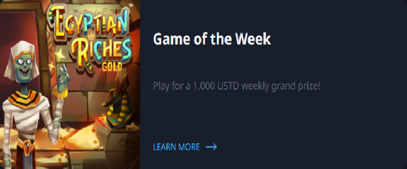 Bit4Win Game of the Week Promotion 1,000 USDT Prize Pool
