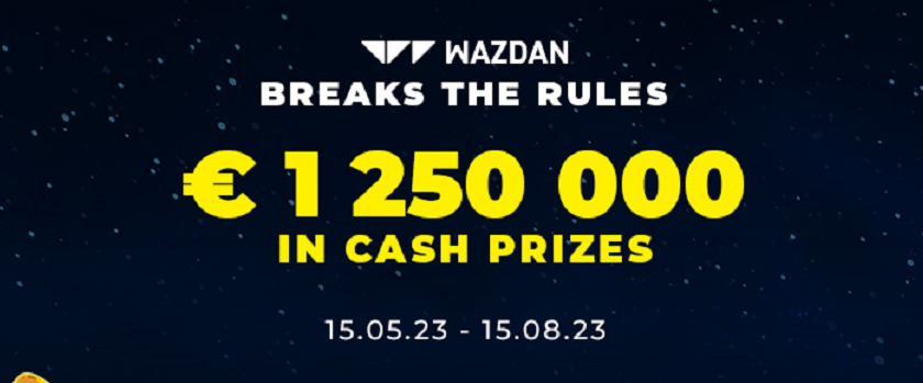 BitReels Wazdan's Break the Rules €1,250,000 Prize Pool