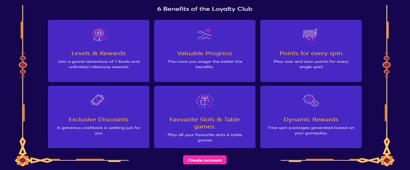 Empire Loyalty Club Bonuses