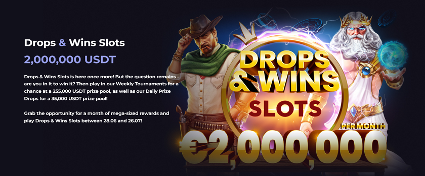 CryptoLeo Drops and Wins Slots 2,000,000 USDT Prize Pool