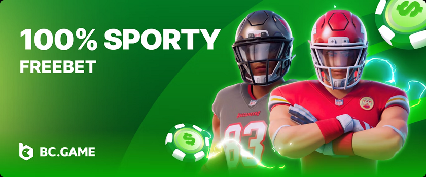 BC.Game 100% Sporty Free Bet Promotion