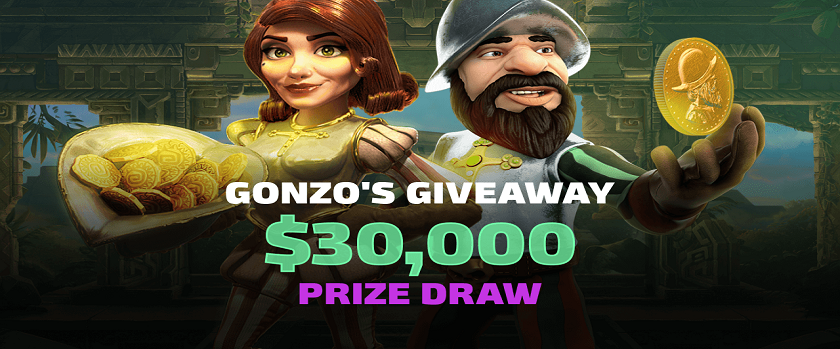 Duelbits Gonzo's Giveaway $30,000 Prize Draw