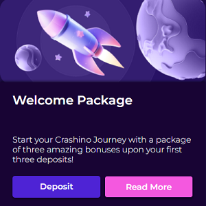 Crashino 250% Welcome Package