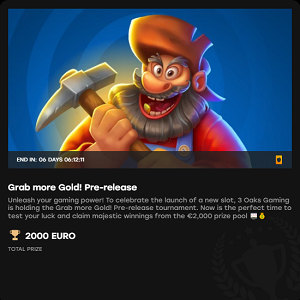 Fairspin Grab More Gold Promotion €2,000 Prize Pool