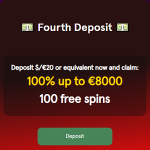 CasinoStriker 100% Fourth Deposit Bonus