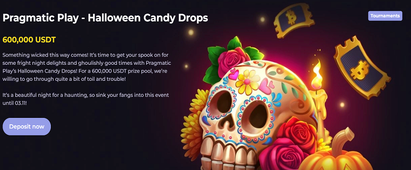 CryptoLeo Halloween Candy Drops 600,000 USDT Prize Pool