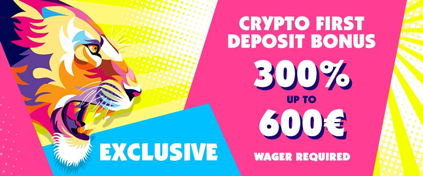 Haz Casino 300% Crypto First Deposit Bonus