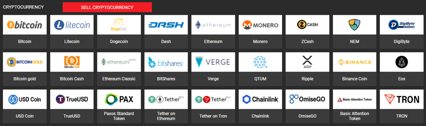 1xbit Payment options