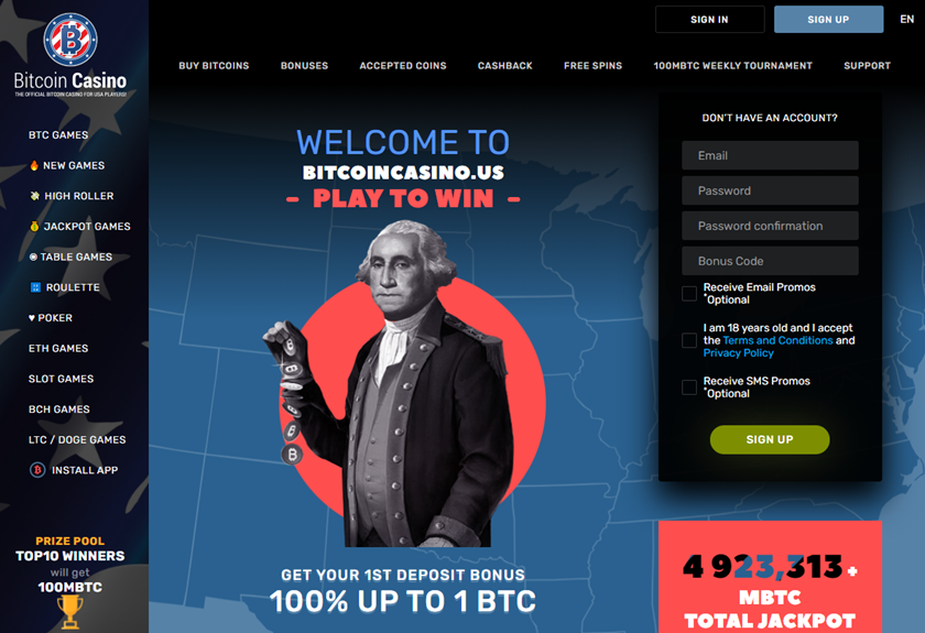 Bitcoincasino Us No Deposit Bonus