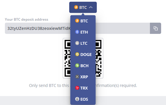 Primedice payment methods