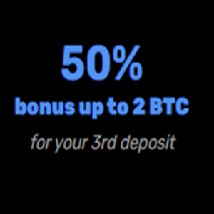 Bitcoincasino.us 50% Casino Bonus on Your 3rd Deposit