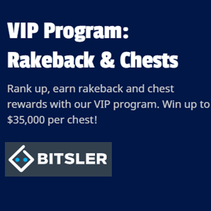 Bitsler VIP Program awards $35.000