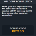 Buff.bet 150% Welcome Bonus